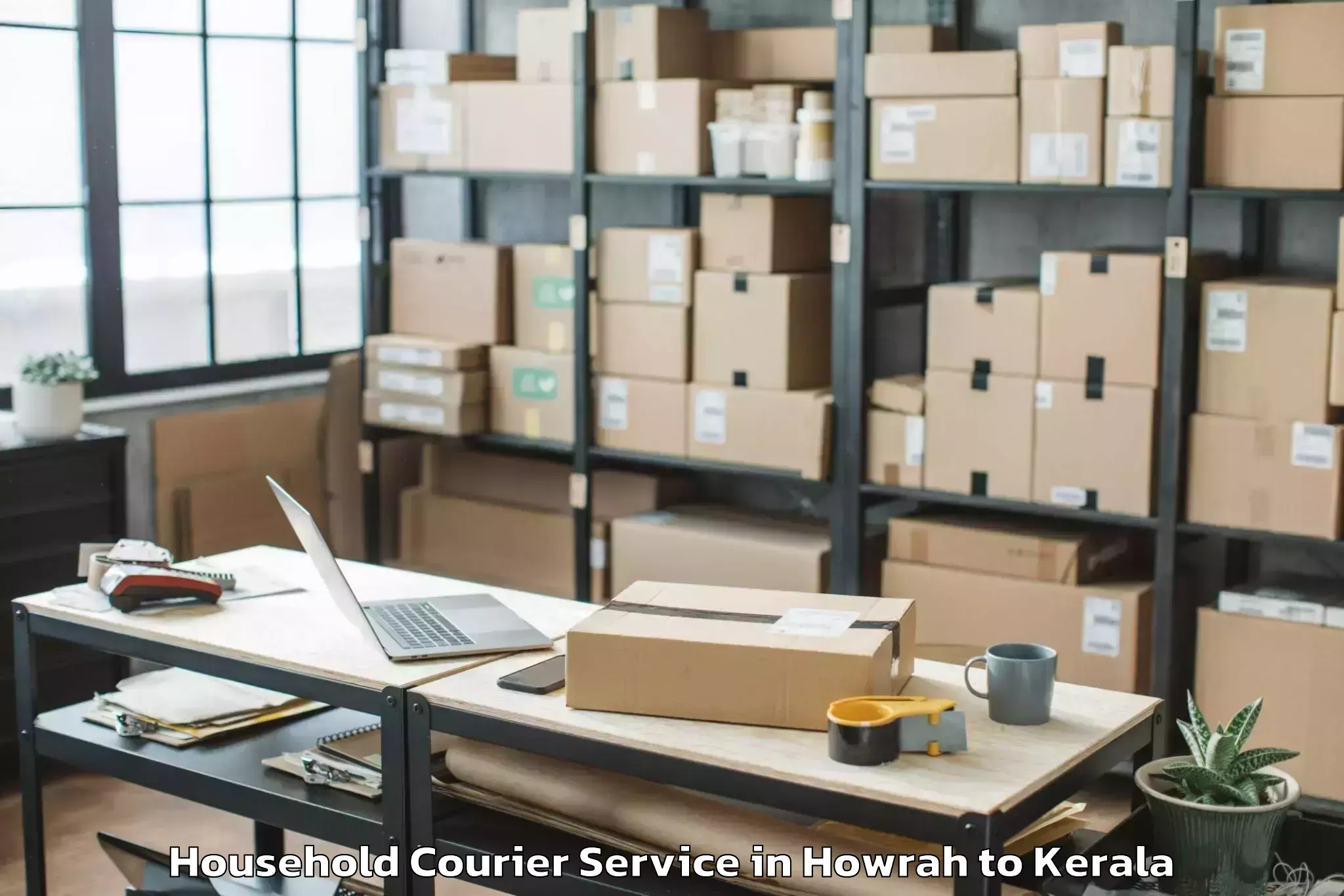 Reliable Howrah to Iringal Household Courier